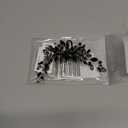 Yean Decorative Black Hair Comb Baroque Rhinestones Hair Accessories Headpiece for Women