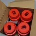 7-141 Body Cab Mount Bushing Kits Compatible with 1999-2014 Chevy Silverado GMC Sierra 1500 2500 2WD 4WD Body Cab Mount Bolts 1999-2004 (Red)