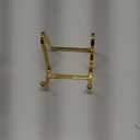 Plate Holder Easel Display Stand - 3 inch Metal Plate Stands for Display - Tabletop Picture Stand - Gold Iron Easels for Display Pictures | Photo Frames | Book | Decorative Plates | Plaque - 1 Pack