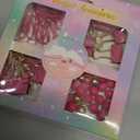 Hot Pink Desk Accessories, Hot Pink Office Supplies Accessories with Tape Dispenser, Stapler, Staple Remover, 1000 Staples, Tape, Clips Set, Ruler, Scissor, Pen