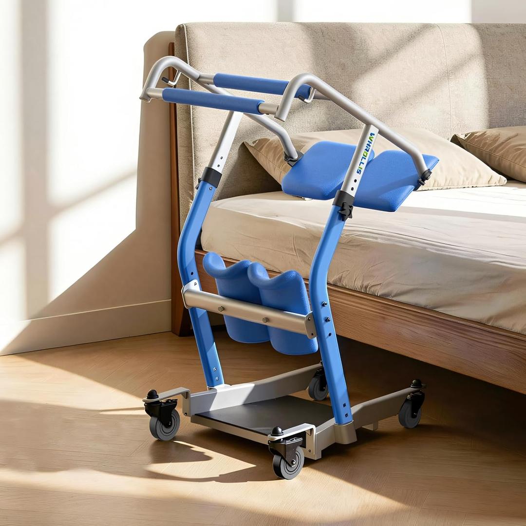 Sit to Stand Lift for Elderly, Adjustable Height, Patient Transfer Stand Assist Aid, Lift Assist Devices for Seniors, Adults & Disabled