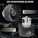Front 700242 AC Heater Blower Motor Fan Fit for Chevy Cobalt 2005-2010, HHR 2006-2011, for Pontiac G5 2007-2009 25776197, 15-81101, 1581101, 75778, PM9290, BM9290C