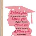 2 x OJsensai 2026 Graduation Card for Her Girl Teen, Congratulations High School & College Grad Graduation Gifts for Daughter Niece（Class of 2026 You Did It）, 8 x 5.3 inches / 20.5 x 13.5 cm