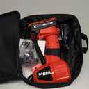 UADCA Rechargeable Compressed Air Duster | 200,000 RPM Turbo Air Blower | 6 Nozzles for PC, Electronics, Car Interiors & Dry Debris | LED Light & Portable (Red)