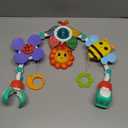 Adjustable Arch Bassinet Toys for Infant & Toddlers, Stroller Arch, Baby Crib Toys with Fascinating Hanging for Stimulating Baby's Senses and Developing Motor Skills (Set 5)