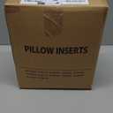 puredown Lumbar Pillow Inserts 12 x 20 (Pack of 2, White), Filled with Feather and Down, Decorative Pillows for Couch, Home Decor