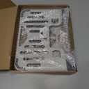 Ergonomic 2-in-1 Laptop Phone Stand for Desk, Adjustable Riser, Sturdy and Portable, Fits All Laptops and Phone (White)