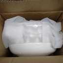 MALACASA 8.85" Large Pasta Bowls, 42 OZ White Salad Bowls Soup Bowls, Porcelain Serving Bowls Set of 6, Large Kitchen Bowl Plates Pasta Plates, Microwave & Dishwasher Safe, Series REGULAR