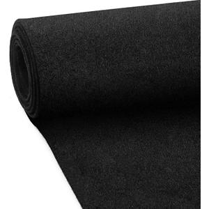 MODIGT 40" x 70" High Grade - Underfelt Carpet for RV, Boat, Truck, Speaker Box, Door Liner, Desk (Black)