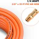 WYNNsky 3/8" X 25ft PVC Air Compressor Hose Kit With 17 Piece Air Tool and Air Compressor Accessories Kit