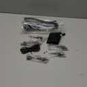 AquaSonic Aqua Flosser - Cordless Rechargeable Water Flosser for Teeth - Waterproof, Portable Oral Irrigator for Dental Cleaning with 5 Jet Tips  Braces Home Travel (Black)