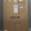 3ft Rectangular Folding Table for All-Occasion, Foldable Table with HDPE Tabletop and Steel Legs, Durable and Stable Small Folding Table, Perfect for Camping, Picnic, Party, Indoor & Outdoor (White)