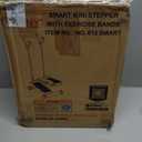 Sunny Health & Fitness Mini Stepper for Exercise at Home, Stair Step Workout Machine with Resistance Band and Over 300lb Weight Capacity, Optional Twist Motion and Free SunnyFit App Connection