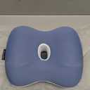 Knee Pillow for Side Sleepers - Cooling Pillows Between Legs for Side Sleeping - Large Memory Foam Knee Pillows for Hip Pain & Spine Alignment (Misty Blue)