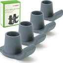4 Pack Walker Skis Glides  Universal Sliders for Folding Walkers, Ideal Mobility Walker Accessories for Seniors