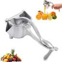 Fresh Fruit Juice Extractor,2026 Upgraded Aluminum Alloy Fresh Fruit Juice Extractor, Hand Press Juicer with Ergonomic Grip,Lemon Juicers,Easy to Clean Efficient Extraction of Citrus