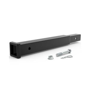 RETURE Trailer Hitch Extender for 2 inch Receiver, 18 inch Tow Extension Length 3500 Lbs GTW with 5/8" Bolt Flange Nut and Clip