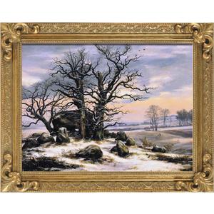 Wood Canvas Frame for 10x12 Oil Paintings,Gold Open Back Frames