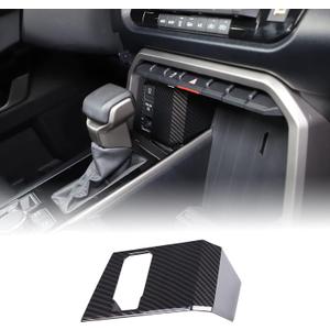 Car Central Electronic Handbrake Button Frame Cover Compatible with Toyota Tundra/Sequoia 2022-2026, Center Console Electronic Handbrake Button Protect Frame Decor Cover Trim ABS Interior Accessories
