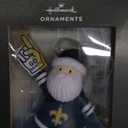 Hallmark NFL Seattle Seahawks Santa Fan Christmas Ornament, Gifts for Sports Fans