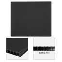 uxcell Corrugated Plastic Sheets,4mm Black Blank Yard Lawn Signs,17Inch x 13Inch Waterproof Sign Blank Board 5pcs