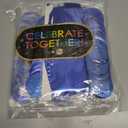 2 x Decor365 Blue Fringe Curtains Blue Party Decorations Blue Circle Garlands Streamers Banner Backdrp for Wedding Graduation Bridal Shower Bachelorette Ramadan Birthday Party Supplies