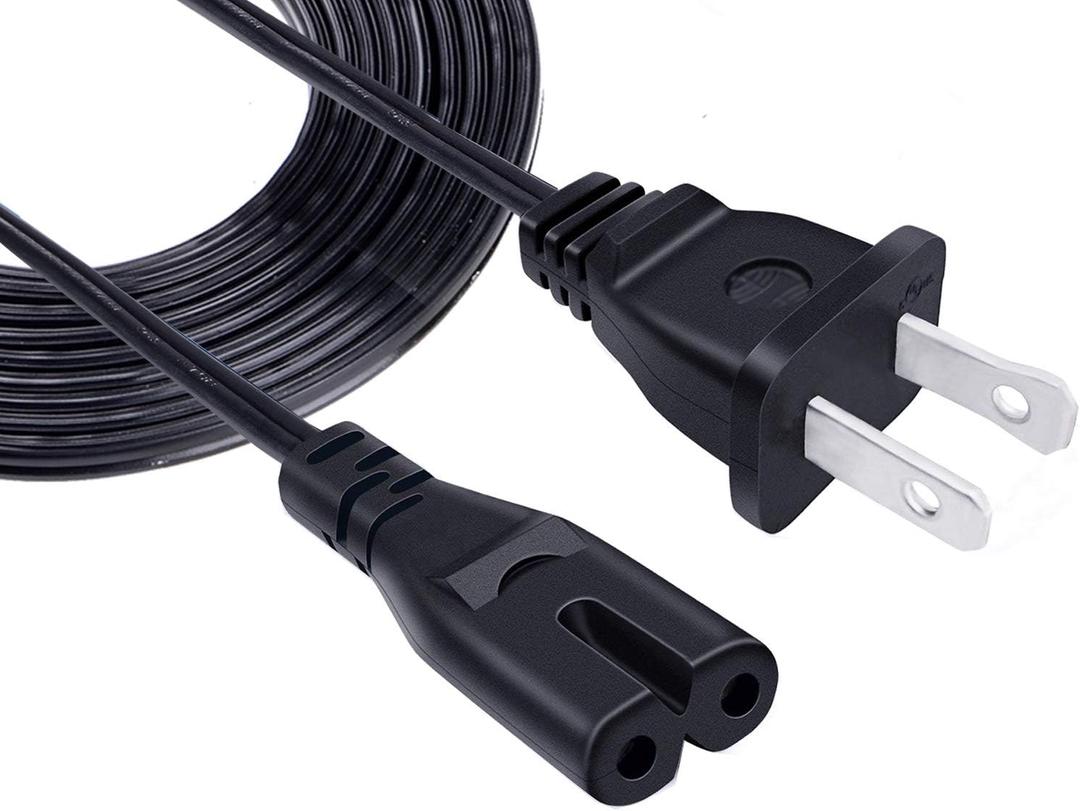 8ft Power Cord Replacement for Denon DHT-S216 DHT-S217 DHT-S416 DHT-S218 DHT-C210 Home 550 Soundbar 8 inch DHT-S517 Home Subwoofer 2 Prong IEC C7 AC Cable