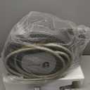 Retractable Garden Hose Reel,1/2 in x 50 ft Wall Mounted Hose Reel,10-Pattern Spray Nozzle, Any Length Lock/Slow Return System/Wall Mounted/180° Swivel Bracket