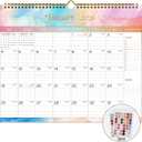 6 x Lbylyhxc 2026 Calendar - Includes January 2026 to December 2026-12 Monthly Wall Calendar 2026, 14.8 x 11.5 Inches.Thick Paper with Julian Dates and Block for New Year and Christmas Presents (Large Colorful)