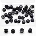 5/16" Drill Hole, 3/16" ID Silicone Rubber Top Hat Grommets for Wiring, 0.16" Groove Width, Automotive Firewall Wire Cable Protector Gasket Ring for Tubing in Hydroponic, Irrigation Systems, 35 pcs