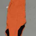 Beautikini Period Swimwear Women's One Piece Leak Proof Menstrual Bathing Suit Racerback Training Swimsuit for Teens Girls (Tropical Orange), Size XXS