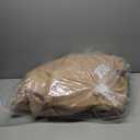 ULTCOVER Rectangular Patio Heavy Duty Table Cover - 600D Tough Canvas Waterproof Outdoor Dining Table and Chairs General Purpose Furniture Cover Size 111L x 74W x 28H inch (Brown)