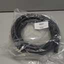 Eastman 12 Feet Rubber Utility Flex Hose, 3/4 Inch FHT x 3/8 Inch Open Connection, Dehumidifier, Black, 60309