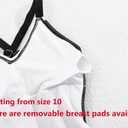 J.E Sterguard Girls' Built-in Bra Adjustable Strap One Piece Swimsuit, Kids Bathing Suit Size 8-16Years