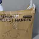 30 Pack Velvet Clothes Hangers, Non-Slip Flocked Hangers with 360 Swivel Hook, Space-Saving Slim Felt Hangers for Shirts, Coats, Dresses, Blouses(White)