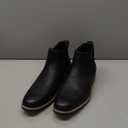 Essentials Men's Chelsea Boot, Black Faux Leather, 8