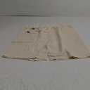 COOFANDY Mens Linen Shorts Casual Drawstring Elastic Waist Lightweight Summer Vacation Beach Shorts (Large, Cream)