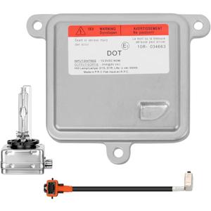 13587843 HID Headlight Ballast w/Igniter & D3S Bulb for Chevy Blazer Impala Malibu Suburban Tahoe for Cadillac Escalade Yukon 2014-2020 Xenon Headlight Ballast Module Control Unit 13503432, 20928264