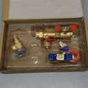 3/4 Inch IPS Insulation Tankless Water Heater Service Valve Kit with Pressure Relief Valve, Clean Brass, 3/4 Inch Service Installation Valve