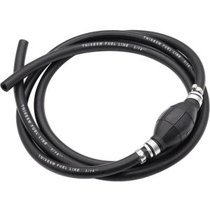 Tnisesm 5/16" Fuel Line Assembly, Nylon Braided Fuel Line Hose Rubber Marine Outboard Boat Motor RVs Fuel Assembly with Primer Bulb 304 Steel Hose Clamps 6.5FT Tnisesm 5/16" Fuel Line Assembly, Nylon Braided Fuel Line Hose Rubber Marine Outboard Boat Motor RVs Fuel Assembly with Primer Bulb 304 Steel Hose Clamps 6.5FT