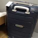 Samsonite Freeform Hardside Carry-On Luggage with Spinner Wheels - Hardshell Suitcase - TSA, Airline-Approved - Expandable Hard Shell, Smooth Rolling Wheels for Lightweight Travel - Navy