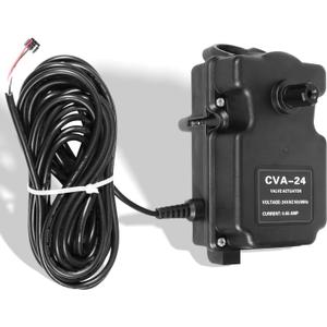 CVA-24T Valve Actuator 3-Port CVA-24T Valve Actuator Compatible with All 24VAC Control Systems, Replacement for Pentair 263045 Valve Actuator, 24 Volt AC, 180 Degree Rotation, 3-Wire, 25-Feet