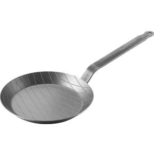 ZWILLING Forged 9.5-Inch Carbon Steel Frying Pan, PFAS-Free Pre-Seasoned Frying Pan, Induction Compatible Skillet, Oven Safe Carbon Steel Cookware