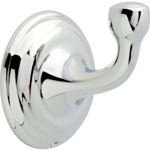 Delta Single Towel Hook for Bathroom or Kitchen| Polished Chrome | Windemere Accessories