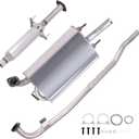 Exhaust Resonator Muffler Pipe System Replacement kit Compatible with 2002-2006 Camry 2.4L L4 engine，Muffler and Tail Pipe，Repklace OE: 48331,18885