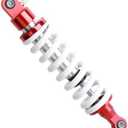 Shock Damper, Adjustable Damping 330mm Rear Shock Damper 13in Heavy Duty Steel for ATVs, Karts, Quads with Spring Adjustment
