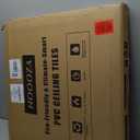 2ft x 2ft Printed Pro Ceiling TileDrop Ceiling Tiles 24 x 24in. Waterproof, Washable and Fire-Rated - Reusable - High-Grade PVC to Prevent Breakage-Package of 12 Tiles