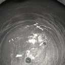 Kante 15.3" Dia Round Concrete Planter, Outdoor Indoor Large Plant Pots Containers with Drainage Hole and Rubber Plug for Home Garden Patio, Charcoal