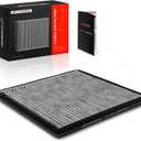 A-Premium Under Hood Cabin Air Filter with Activated Carbon Compatible with Chevrolet Camaro 2010 2011 2012 2013 2014 2015
