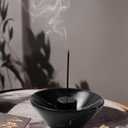 Radicaln Marble Incense Holder for Stick 5.5" Inches Black Handmade Ash Tray & Palo Santo Holder, Perfect for Fall & Living Room Dcor, Ideal Incense Burner